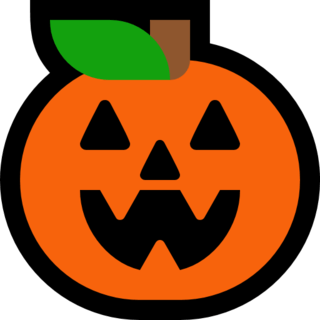 Emoji citrouille d'Halloween : représentation de et émoji sur les applications Microsoft avec la forme d'un visage effrayant creusé dans le légume